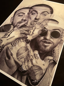 Mac Miller Print (13 x 19 inch)