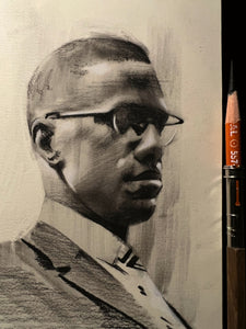 Malcolm X Sketch